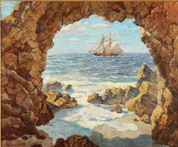 Pirates Cove Oil Painting by Hernando Gonzallo Villa