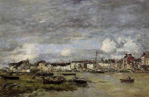 Trouville I Oil Painting by Eugene Boudin