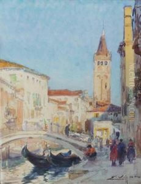 Vue De Venise by Eugene Villon