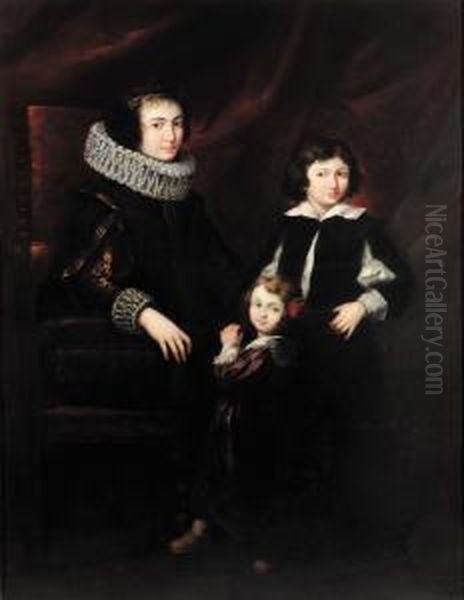 Ritratto Di Famiglia Oil Painting by Vincenzo Malo