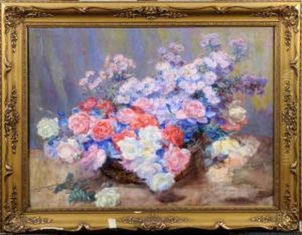 Fleurs. Oil Painting by Flore Vindevogel-Geleedts