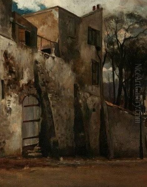 Montmartre Oil Painting by Frederick Porter Vinton