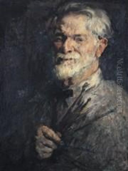 Auto-retrato Oil Painting by Eliseo Visconti