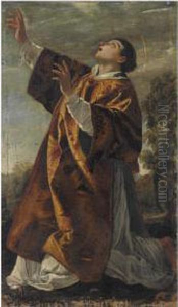 Figura Di Santo Oil Painting by Filippo Vitale