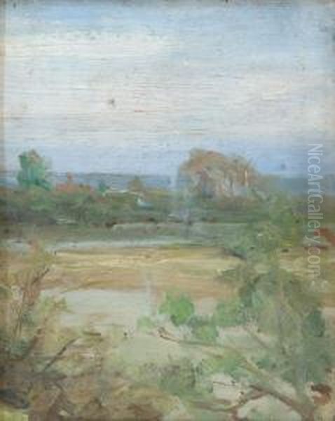 Paesaggio Con Ruderi Oil Painting by Francesco Vitalini