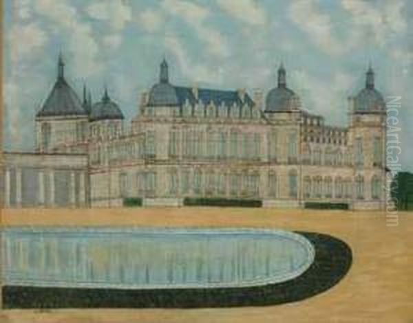 Le Chateau De Saint-germain Oil Painting by Louis Vivin