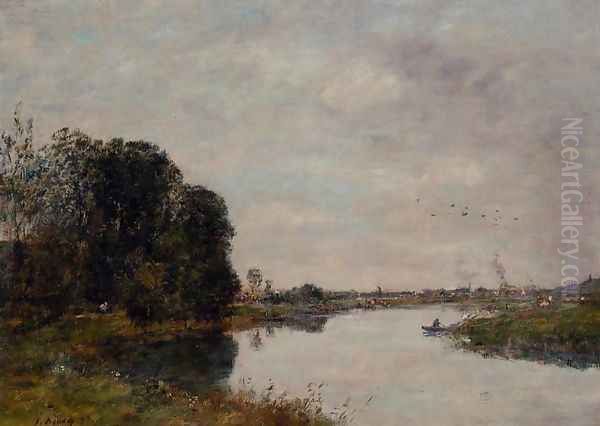 The Toques at Saint-Arnoult Oil Painting by Eugene Boudin