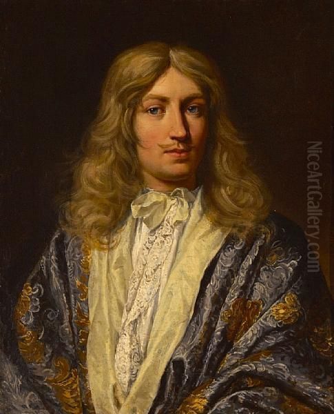 A Portrait Of A Gentleman Oil Painting by Jacob Ferdinand Voet