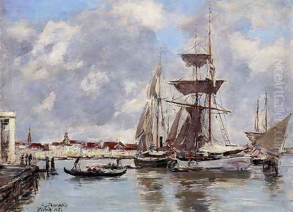 Venice Oil Painting by Eugene Boudin