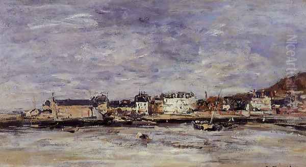 Trouville, the Port II Oil Painting by Eugene Boudin