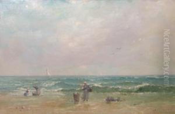 On Britain's Coast Oil Painting by Eugen Voinescu