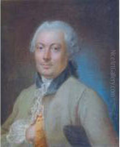 Portrait D'homme Oil Painting by Guillaume Voiriot