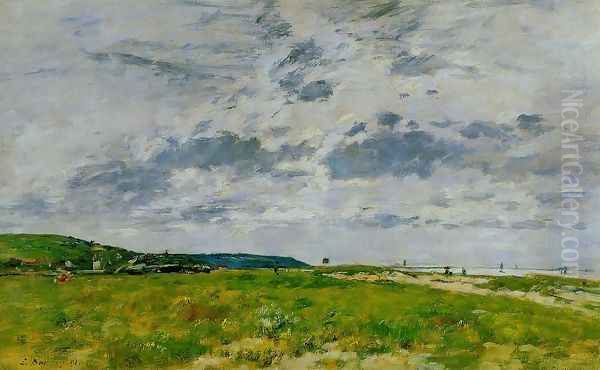 Deauville, the Dunes II Oil Painting by Eugene Boudin