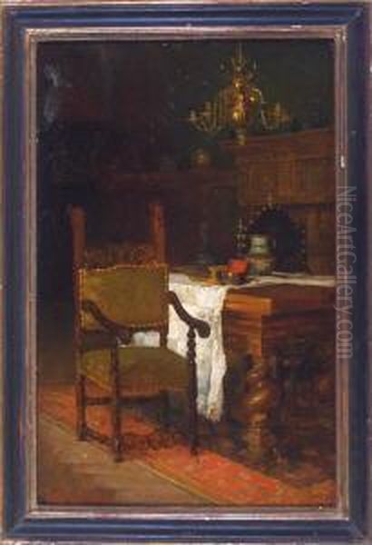 Barockinterieur Oil Painting by Robert Volcker