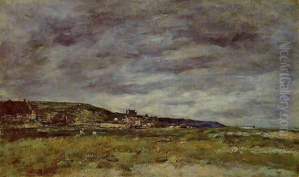 Deauville, the Dunes Oil Painting by Eugene Boudin