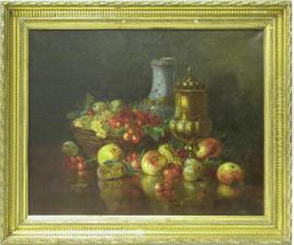 Nature Morte Aux Fruits Oil Painting by G. Volpini