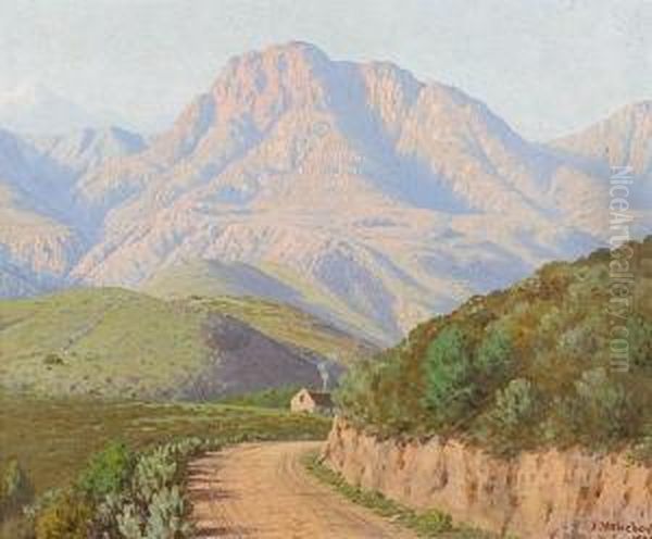 Dassiehoek, Robertson Oil Painting by Jan Ernst Abraham Volschenk