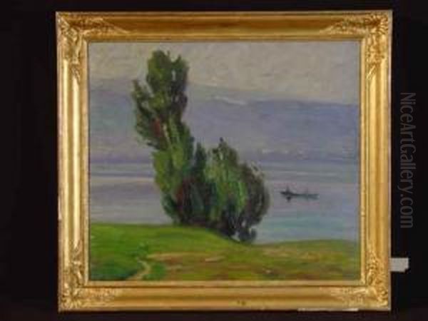 Am Bodensee Oil Painting by Wilhelm Volz