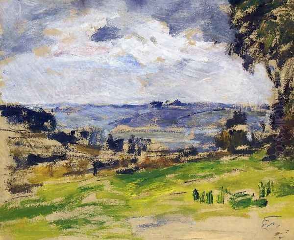 Landscape I Oil Painting by Eugene Boudin