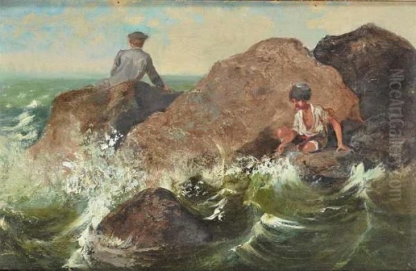 Thesurf Oil Painting by Joseph I Von Berres