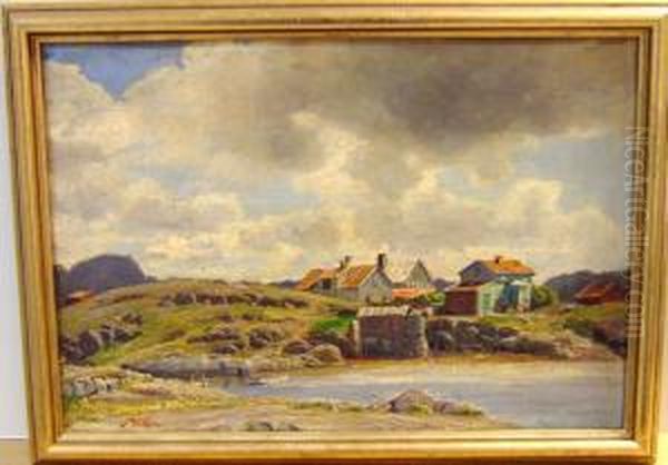 Fra Marstrand Oil Painting by Johannes Von Ditten