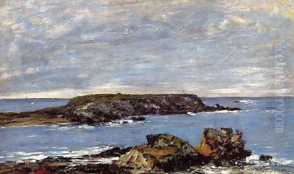 Camaret, Le Toulinguet II Oil Painting by Eugene Boudin