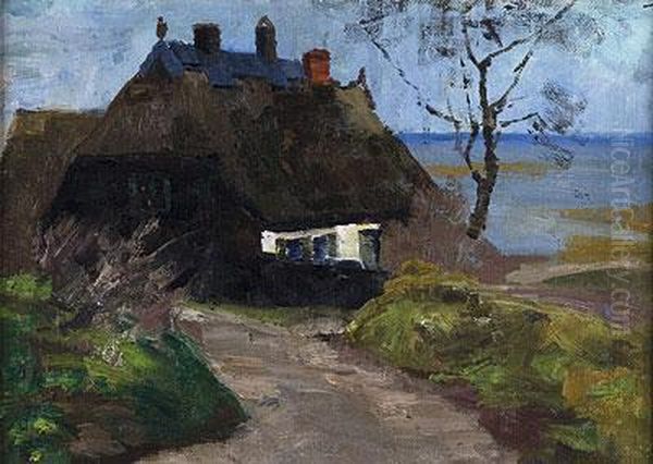 Katen Am Bodden Oil Painting by Elisabeth Von Eicken