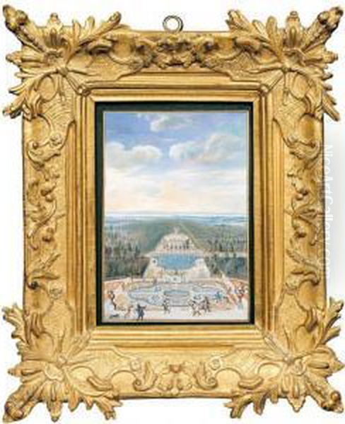 The Badenburg At Nymphenburg Oil Painting by Maximilian Von Geer