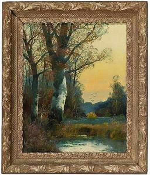 Landscape Oil Painting by Fritz Von Heider