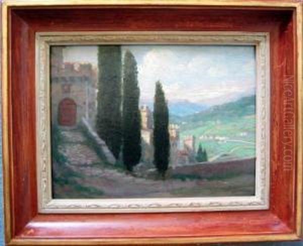 Italien Oil Painting by George Von Hoesslin