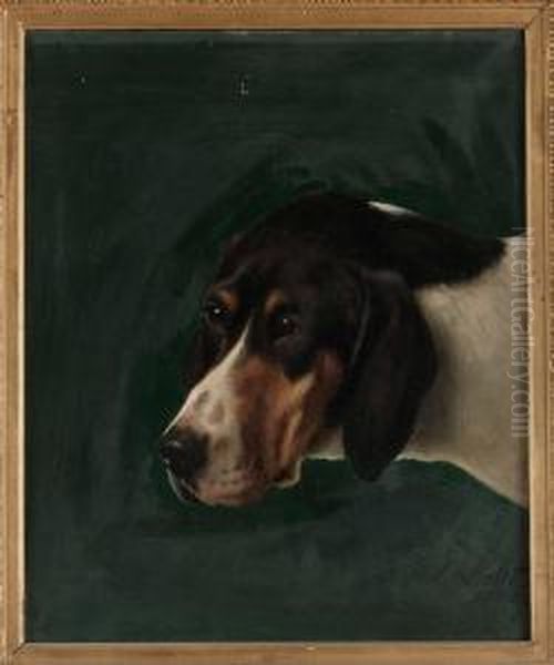 Hunden Lord Oil Painting by Johan Gustav Von Holst