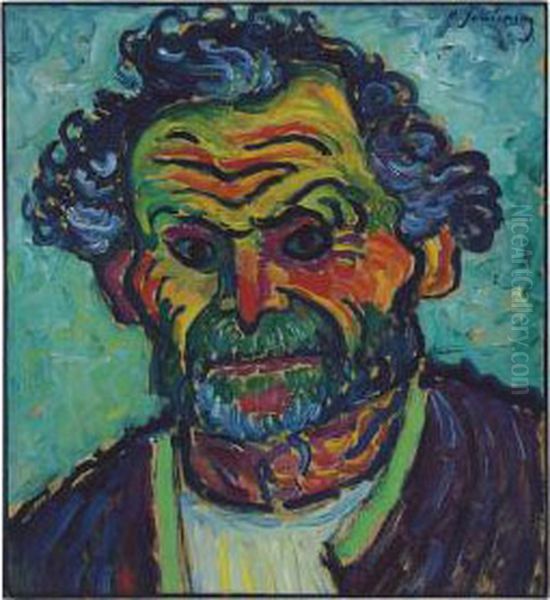 Bauer Oil Painting by Alexei Jawlensky