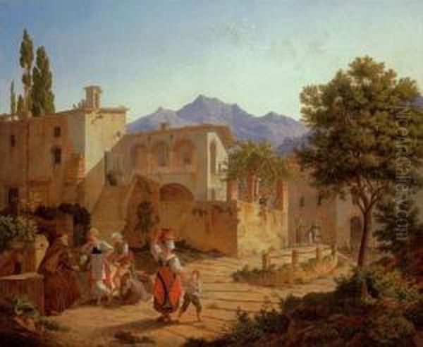 In The Sabine Mountains. 1828. Oil Painting by Leo Von Klenze