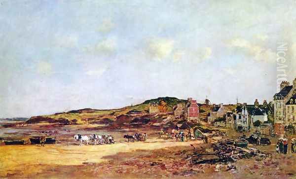 Portrieux Oil Painting by Eugene Boudin