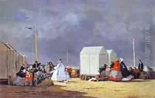 Approaching Storm 1864 Oil Painting by Eugene Boudin