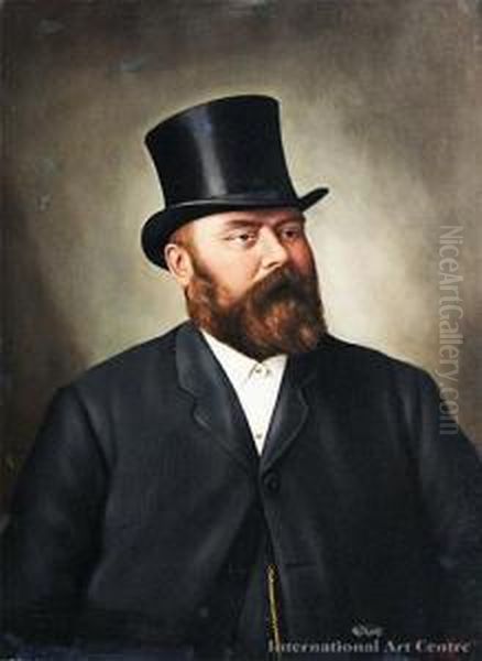 Portrait Of James Speight Oil Painting by Arthur Von Meyern