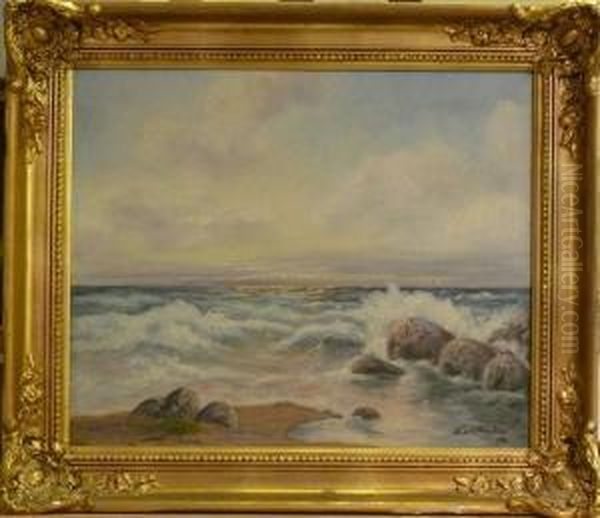 Strand. Oil Painting by Eugen Von Ottenfeld