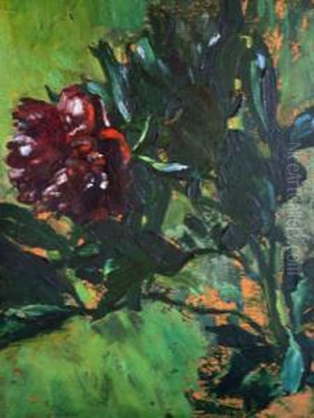 Flowering Branch Oil Painting by Alexander Karl Fr. Von Otterstedt