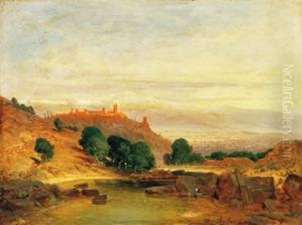 Landscape Oil Painting by Heinrich Von Reder