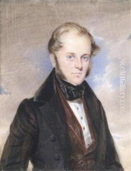 Portrait Of A Gentleman Oil Painting by Carl Von Saar