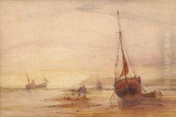 Zwei Aquarelle Oil Painting by Otto Magnus Von Stackelberg