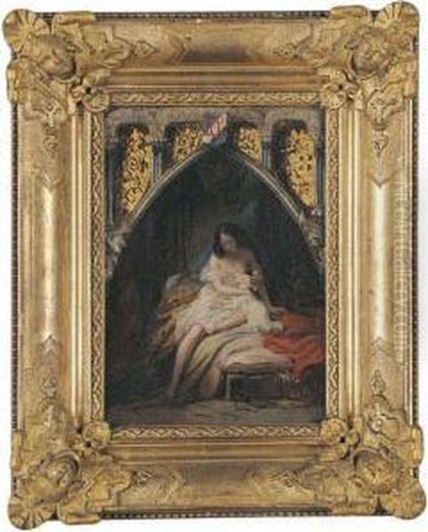 Esmeralda Oil Painting by Carl August Von Steuben