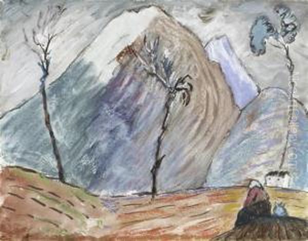 Monte Tamaro Oil Painting by Marianne von Werefkin