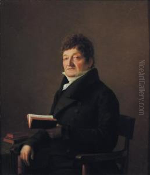 Portrait D'un Conventionne Oil Painting by Henri Voordecker