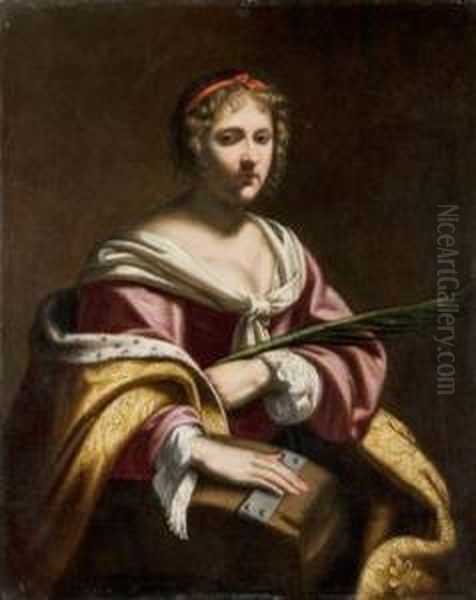 Die Heilige Katharina by Aubin Vouet