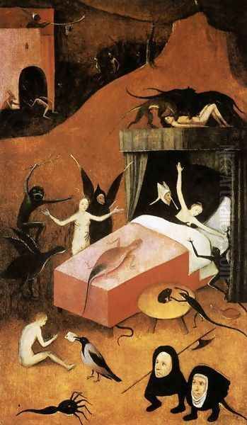 Last Judgment (fragment of Hell) Oil Painting by Hieronymous Bosch