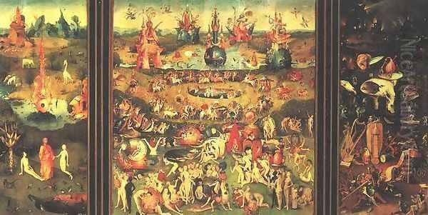 Garden of Earthly Delights Oil Painting by Hieronymous Bosch