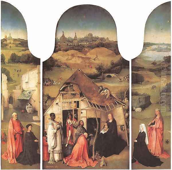 Adoration of the Magi Oil Painting by Hieronymous Bosch