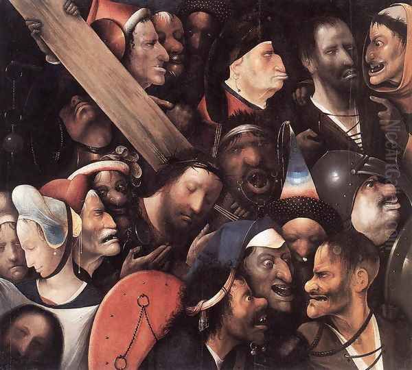 Christ Carrying the Cross 1515-16 Oil Painting by Hieronymous Bosch