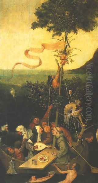 Ship of Fools Oil Painting by Hieronymous Bosch